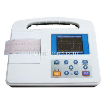 Électrocardiographe médical à bon marché (ECG) 1 canal